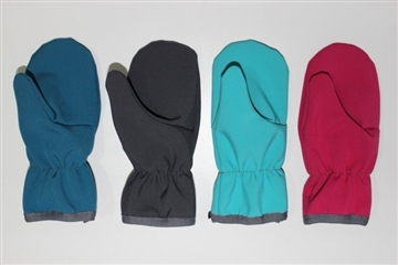Softshellové palcové rukavice OUTDOORKIDS - tenké