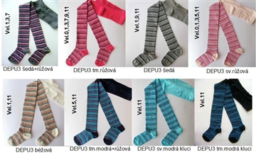 Punčocháče bavlněné - Design Socks