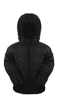 Zimní prošívaná bunda Outdoorkids s kapucí