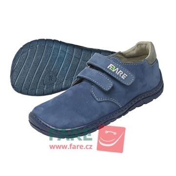 Celoroční boty FARE Barefoot 5212 - 2x suchý zip