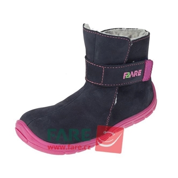 Zimní boty Fare 5142 Barefoot - Suchý zip