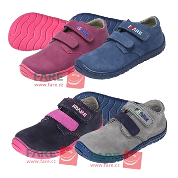 Celoroční boty FARE 5113 Barefoot - suchý zip