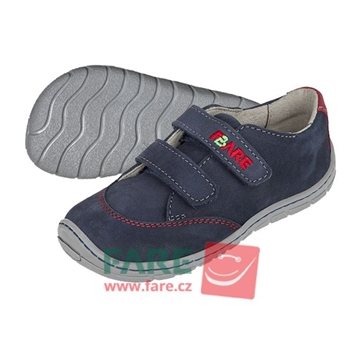 Celoroční boty FARE 5114 Barefoot - suchý zip