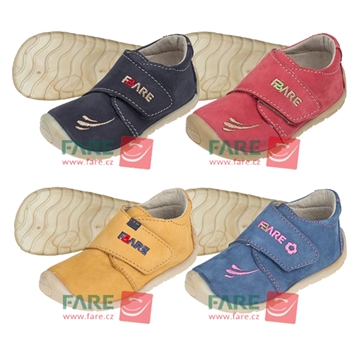 Celoroční boty FARE Barefoot 5012 - suchý zip