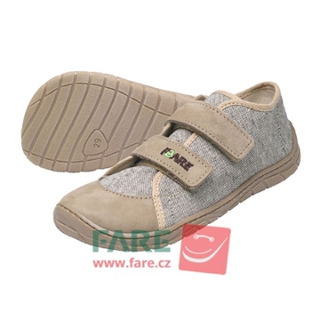 Tenisky FARE 5213 suchý zip - Barefoot