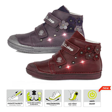 Celoroční boty D.D.Step A049-885 LED - svítící