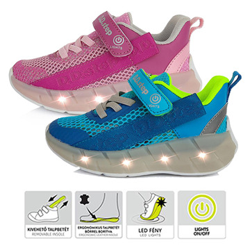 Sportovní síťované boty D.D.Step F61 - LED