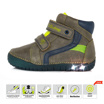 Celoroční boty D.D.Step A050 LED - svítící
