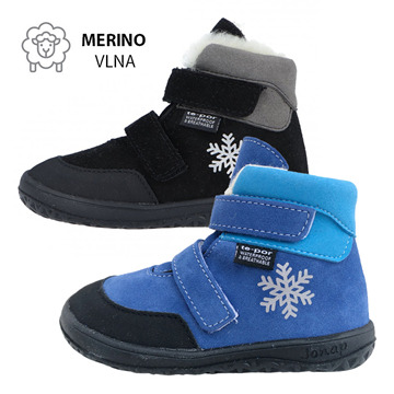Zimní boty Jonap JERRY SLIM - Barefoot - membrána