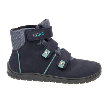 Celoroční boty FARE Barefoot B5526 a B5626 s membránou - suchý zip