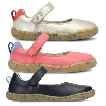 Baleríny GROUNDIES® Stella Kids - Barefoot