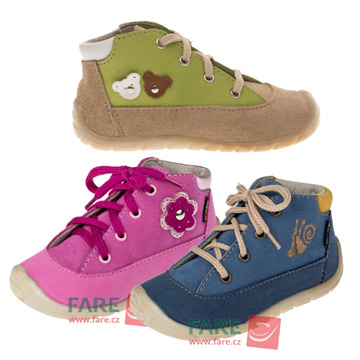 Celoroční boty FARE 5023 Barefoot - tkanička