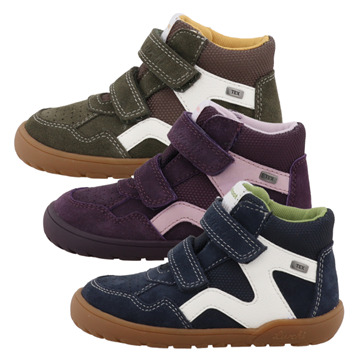 Celoroční boty Lurchi 84L0013014 - Barefoot s membránou