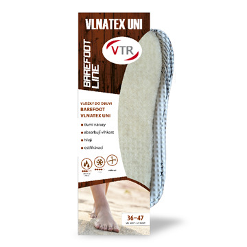 Vložky do bot VTR Vlnatex UNI - Barefoot - střihací
