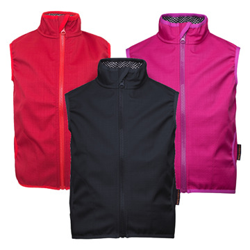 Softshellová jarní vesta s bambusem