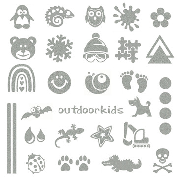 Reflexní prvky k nažehlení 